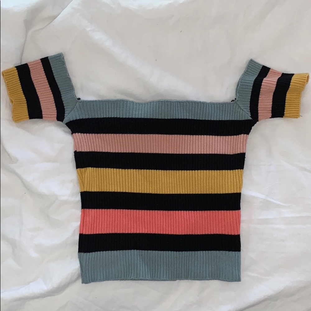 striped crop top - Lulus